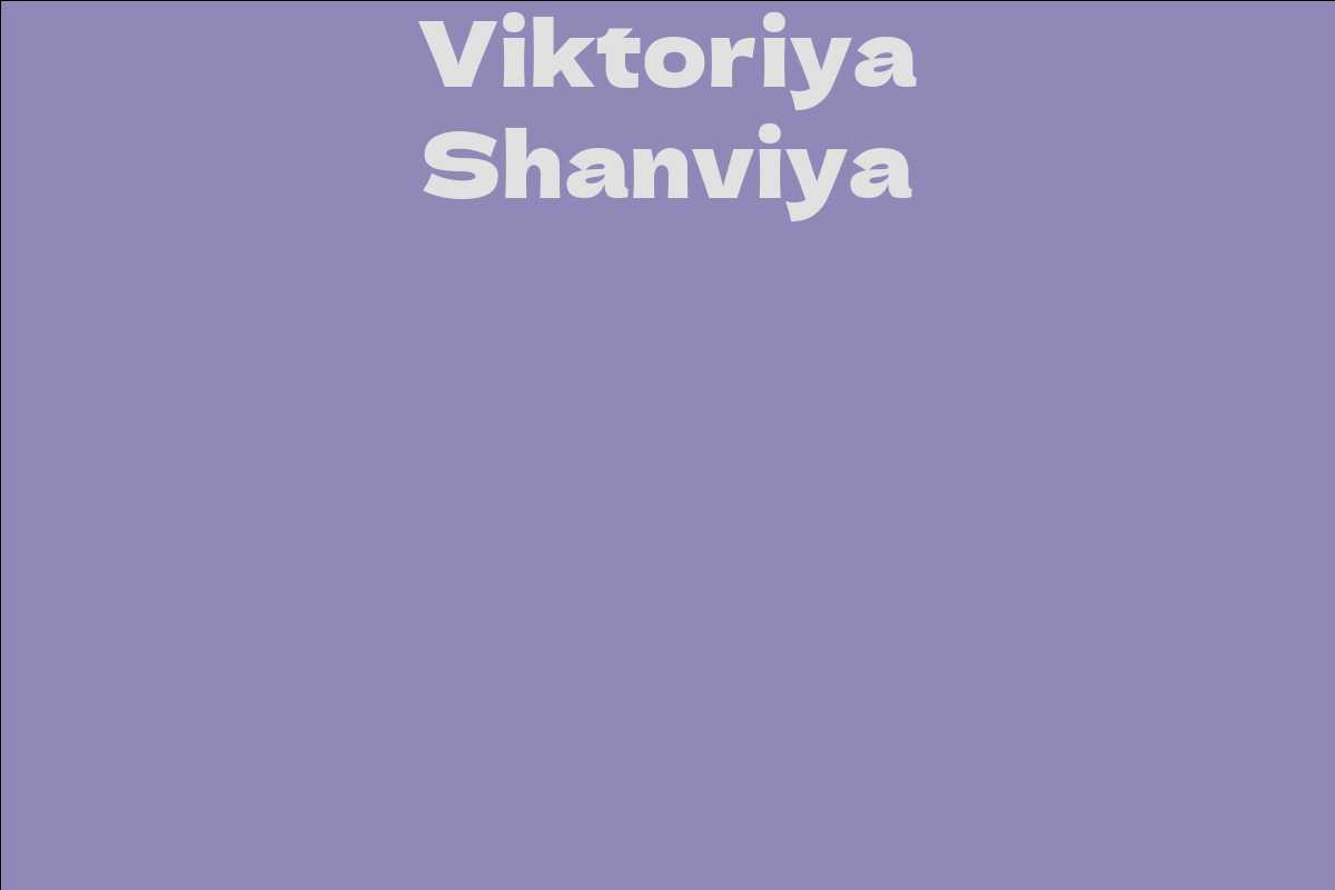 Viktoriya Shanviya