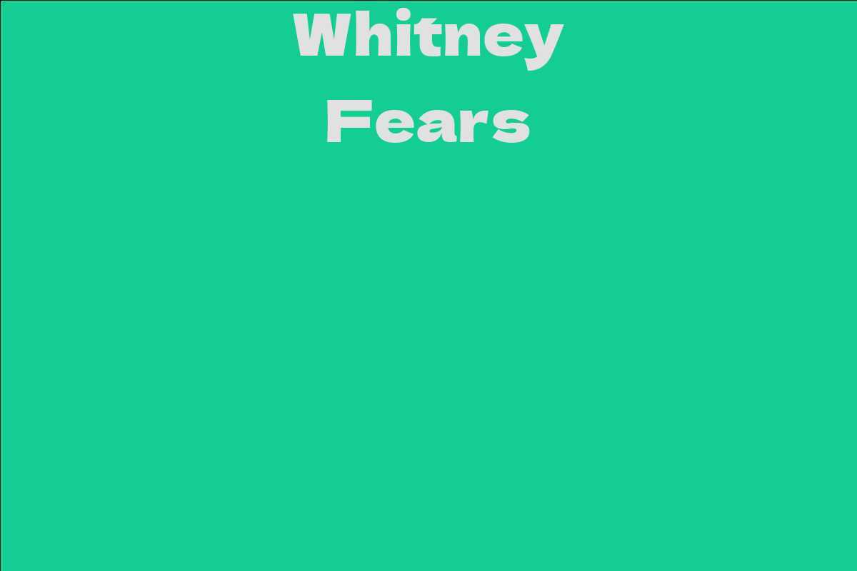 Whitney Fears