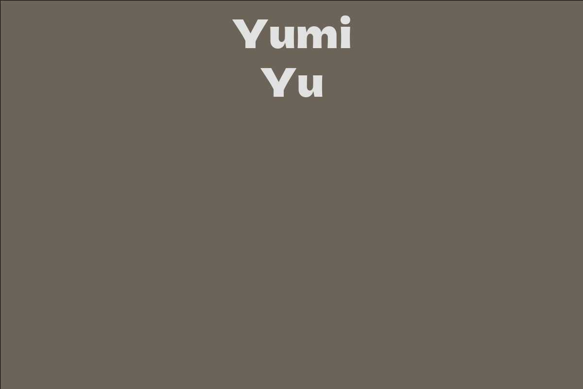 Yumi Yu