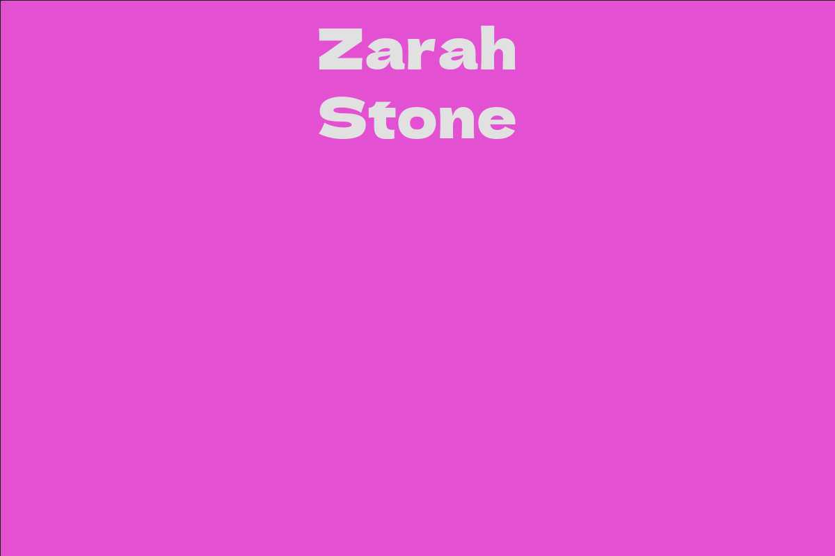 Zarah Stone
