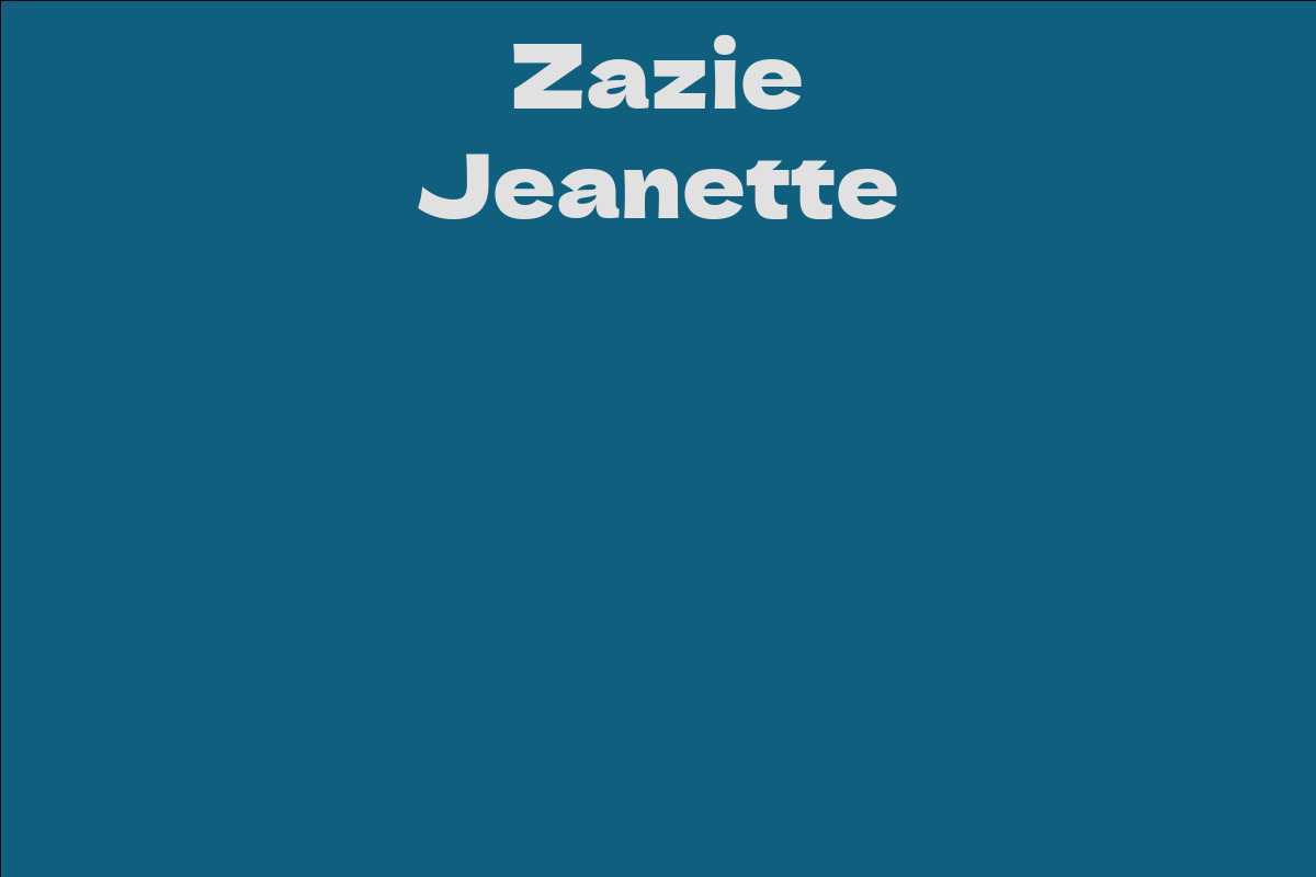 Zazie Jeanette