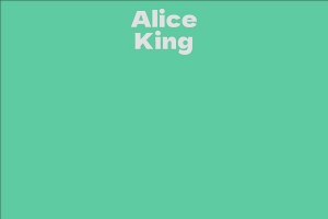 Alice King
