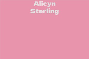 Alicyn Sterling