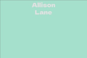 Allison Lane