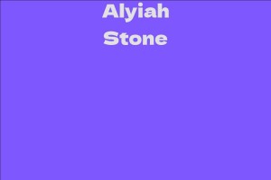 Alyiah Stone