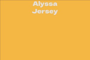 Alyssa Jersey
