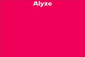 Alyze