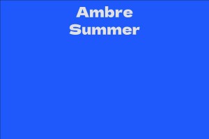 Ambre Summer