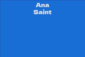 Ana Saint