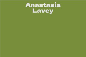 Anastasia Lavey