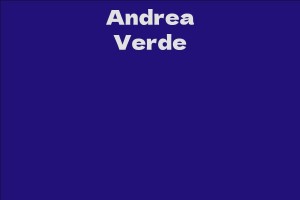 Andrea Verde