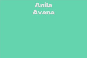 Anila Avana