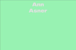 Ann Asner