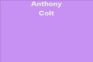 Anthony Colt