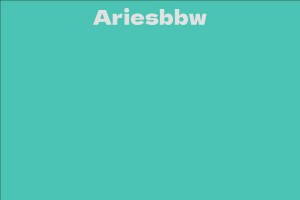 Ariesbbw