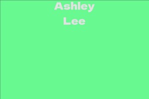 Ashley Lee