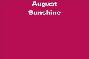 August Sunshine