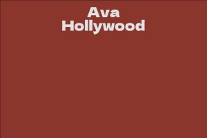 Ava Hollywood