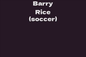 Barry Rice (soccer)