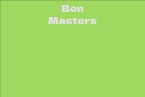 Ben Masters