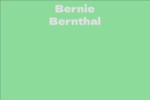 Bernie Bernthal