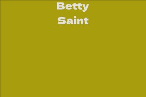 Betty Saint