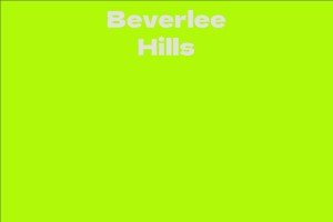 Beverlee Hills