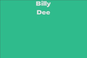 Billy Dee