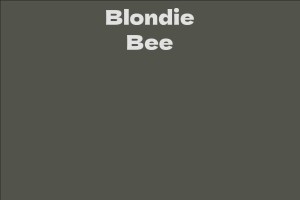 Blondie Bee