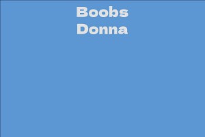 Boobs Donna