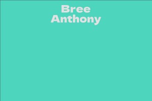 Bree Anthony