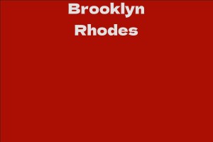Brooklyn Rhodes