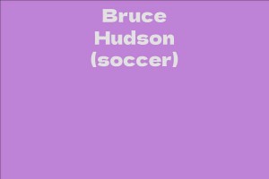 Bruce Hudson (soccer)