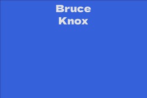 Bruce Knox