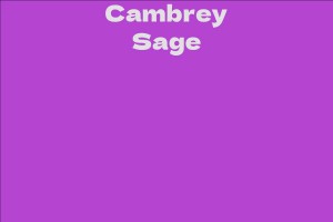 Cambrey Sage
