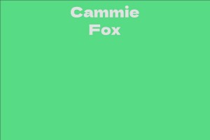 Cammie Fox