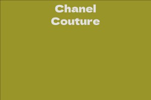 Chanel Couture