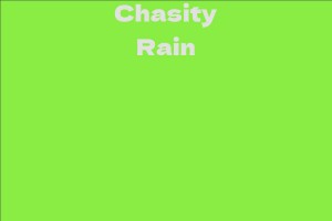 Chasity Rain