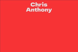 Chris Anthony