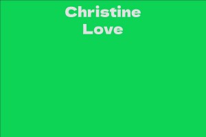 Christine Love