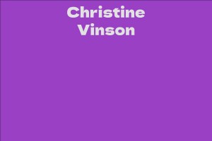 Christine Vinson