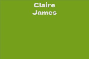 Claire James