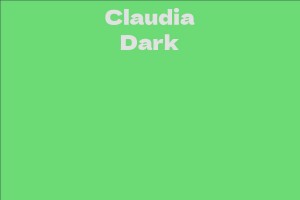 Claudia Dark