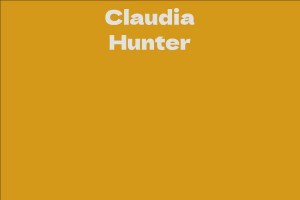Claudia Hunter