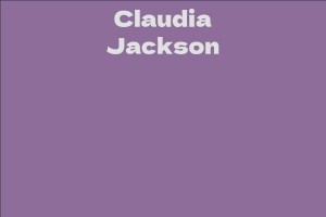 Claudia Jackson