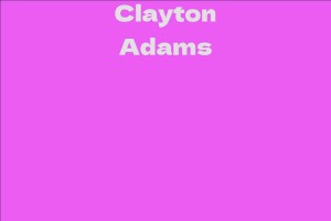 Clayton Adams