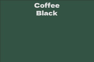 Coffee Black