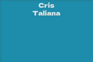 Cris Taliana