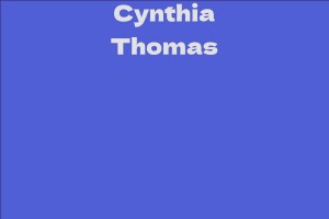 Cynthia Thomas