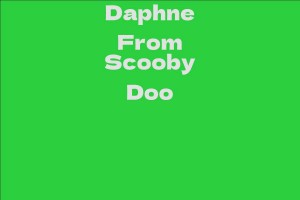 Daphne From Scooby Doo